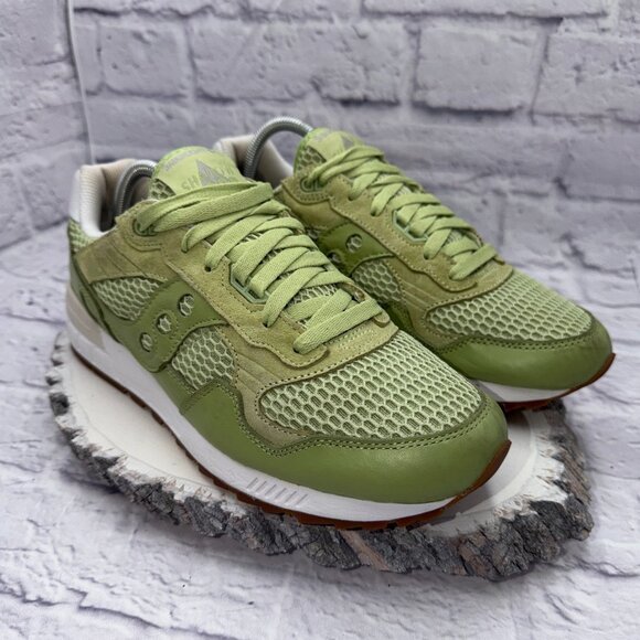Saucony Shoes - Saucony Shadow 5000 Running Shoes Trainers Women's Size 11 US 9 UK Green EUC